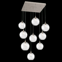 Hammerton  CHB0047-09-BS-OC-C01-E2 - Terra Square 9pc Multi-Pendant