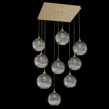 Hammerton  CHB0047-09-GB-OS-C01-E2 - Terra Square 9pc Multi-Pendant