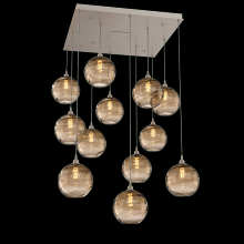 Hammerton  CHB0047-12-BS-OB-C01-E2 - Terra Square 12pc Multi-Pendant