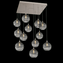 Hammerton  CHB0047-12-BS-OS-C01-E2 - Terra Square 12pc Multi-Pendant