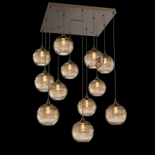 Hammerton  CHB0047-12-FB-OB-C01-E2 - Terra Square 12pc Multi-Pendant