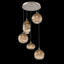 Hammerton  CHB0048-05-BS-OB-C01-E2 - Misto Round 5pc Multi-Pendant