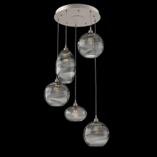 Hammerton  CHB0048-05-BS-OS-C01-E2 - Misto Round 5pc Multi-Pendant