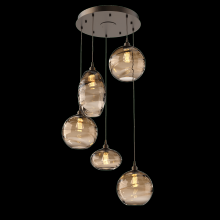 Hammerton  CHB0048-05-FB-OB-C01-E2 - Misto Round 5pc Multi-Pendant