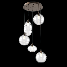 Hammerton  CHB0048-05-FB-OC-C01-E2 - Misto Round 5pc Multi-Pendant