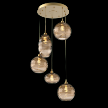 Hammerton  CHB0048-05-GB-OB-C01-E2 - Misto Round 5pc Multi-Pendant