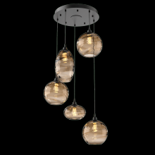 Hammerton  CHB0048-05-MB-OB-C01-E2 - Misto Round 5pc Multi-Pendant