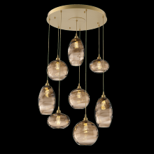 Hammerton  CHB0048-08-GB-OB-C01-E2 - Misto Round 8pc Multi-Pendant