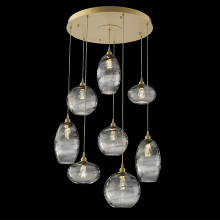 Hammerton  CHB0048-08-GB-OS-C01-E2 - Misto Round 8pc Multi-Pendant