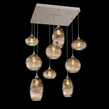 Hammerton  CHB0048-09-BS-OB-C01-E2 - Misto Square 9pc Multi-Pendant