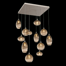 Hammerton  CHB0048-12-BS-OB-C01-E2 - Misto Square 12pc Multi-Pendant