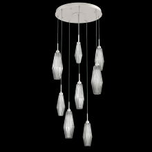 Hammerton  CHB0049-08-BS-RS-C01-L1 - Aalto Round 8pc Multi-Pendant