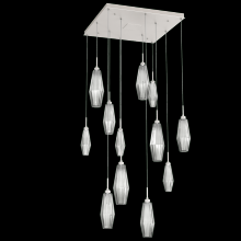 Hammerton  CHB0049-12-BS-RS-C01-L1 - Aalto Square 12pc Multi-Pendant