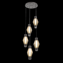 Hammerton  CHB0049-D5-GP-RB-C01-L3 - Mandrel Round 5pc Multi-Pendant - Aalto