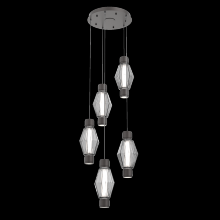 Hammerton  CHB0049-D5-GP-RS-C01-L3 - Mandrel Round 5pc Multi-Pendant - Aalto