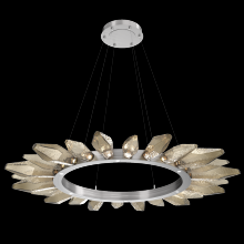 Hammerton  CHB0050-56-SN-CB-CA1-L3 - Rock Crystal Radial Ring - 56