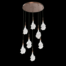 Hammerton  CHB0059-08-BB-BC-C01-L3 - Blossom Round 8pc Multi-Pendant