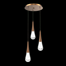 Hammerton  CHB0078-03-BB-C-C01-L1 - Raindrop Round 3pc Multi-Pendant