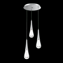 Hammerton  CHB0078-03-CS-C-C01-L3 - Raindrop Round 3pc Multi-Pendant