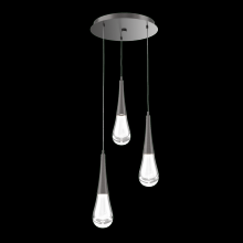 Hammerton  CHB0078-03-GP-C-C01-L1 - Raindrop Round 3pc Multi-Pendant