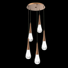 Hammerton  CHB0078-05-BB-C-C01-L3 - Raindrop Round 5pc Multi-Pendant