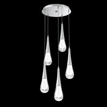 Hammerton  CHB0078-05-CS-C-C01-L3 - Raindrop Round 5pc Multi-Pendant