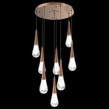 Hammerton  CHB0078-08-BB-C-C01-L1 - Raindrop Round 8pc Multi-Pendant