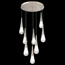 Hammerton  CHB0078-08-BS-C-C01-L3 - Raindrop Round 8pc Multi-Pendant