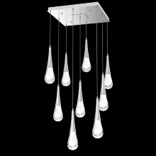 Hammerton  CHB0078-09-CS-C-C01-L1 - Raindrop Square 9pc Multi-Pendant