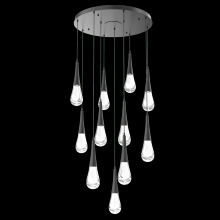 Hammerton  CHB0078-11-MB-C-C01-L3 - Raindrop Round 11pc Multi-Pendant