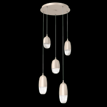 Hammerton  CHB0079-05-BS-PC-C01-L3 - Pebble Round 5pc Multi-Pendant