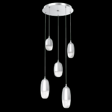 Hammerton  CHB0079-05-CS-PC-C01-L3 - Pebble Round 5pc Multi-Pendant