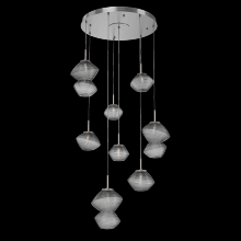 Hammerton  CHB0089-08-SN-S-C01-L3 - Mesa Round 8pc Multi-Pendant