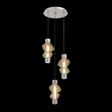 Hammerton  CHB0089-D3-BS-B-C01-L3 - Mandrel Round 3pc Multi-Pendant - Mesa