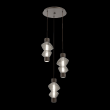 Hammerton  CHB0089-D3-FB-S-C01-L3 - Mandrel Round 3pc Multi-Pendant - Mesa