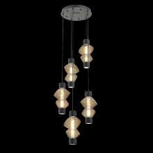 Hammerton  CHB0089-D5-MB-B-C01-L3 - Mandrel Round 5pc Multi-Pendant - Mesa