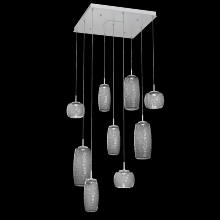 Hammerton  CHB0091-09-CS-S-C01-L1 - Vessel Square 9pc Multi-Pendant