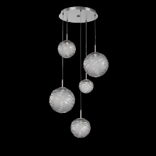 Hammerton  CHB0092-05-SN-S-C01-L1 - Gaia Round 5pc Multi-Pendant