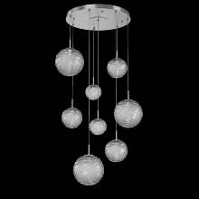 Hammerton  CHB0092-08-SN-S-C01-L1 - Gaia Round 8pc Multi-Pendant