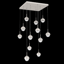 Hammerton  CHB0093-12-BS-MC-C01-L1 - Cabochon Square Pendant Chandelier