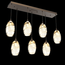 Hammerton  PLB0035-07-FB-OA-C01-E2 - Ellisse Linear 7pc Multi-Pendant