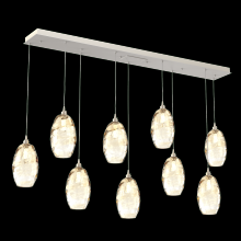 Hammerton  PLB0035-09-BS-OA-C01-E2 - Ellisse Linear 9pc Multi-Pendant