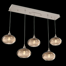 Hammerton  PLB0036-05-BS-OB-C01-E2 - Coppa Linear 5pc Multi-Pendant