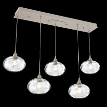 Hammerton  PLB0036-05-BS-OC-C01-E2 - Coppa Linear 5pc Multi-Pendant