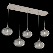 Hammerton  PLB0036-05-BS-OS-C01-E2 - Coppa Linear 5pc Multi-Pendant