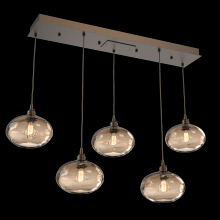 Hammerton  PLB0036-05-FB-OB-C01-E2 - Coppa Linear 5pc Multi-Pendant