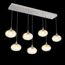 Hammerton  PLB0036-07-BS-OA-C01-E2 - Coppa Linear 7pc Multi-Pendant