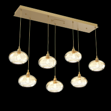 Hammerton  PLB0036-07-GB-OA-C01-E2 - Coppa Linear 7pc Multi-Pendant