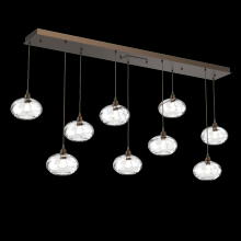 Hammerton  PLB0036-09-FB-OC-C01-E2 - Coppa Linear 9pc Multi-Pendant