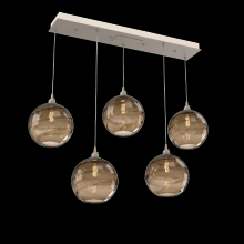 Hammerton  PLB0047-05-BS-OB-C01-E2 - Terra Linear 5pc Multi-Pendant